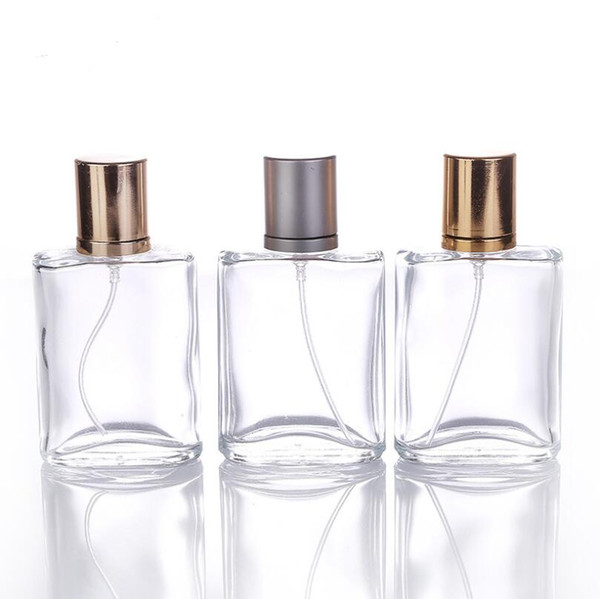 30ml Crystal Glass Spray Perfume Bottle Clear Perfume Atomizer Thick Glass Empty Spray Perfume Bottle RRA2919