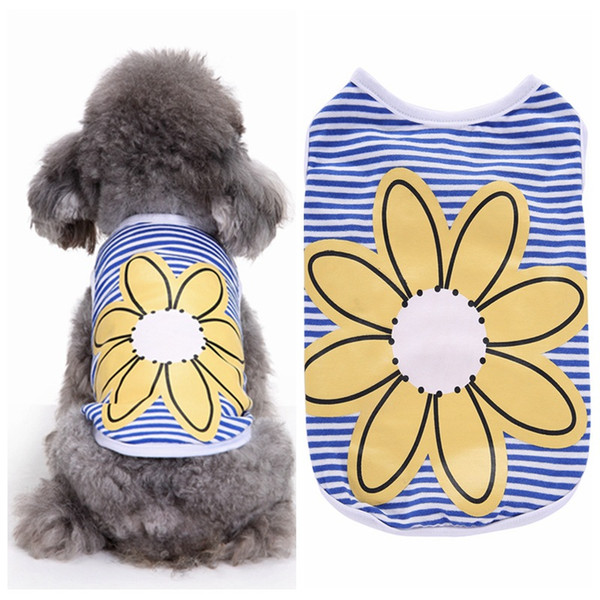 summer dog vest t-shirt small dog clothes pet shirt cat puppy chihuahua poodle bichon clothing for tshirt pet costume coat