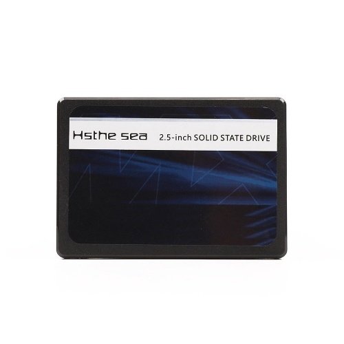 Hsthe sea SSD 2.5 inch Plastic Solid State Drive Stability High Speed Read & Write Simple Lightweight Energy Saving White 120GB