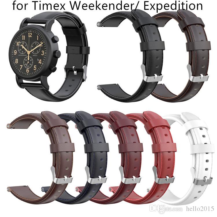 New Arrival Leather Replacement Wristband Strap Smart Watch Accessories Watchband Watch Band Buckle Wristband Strap for Weekender/Expedition