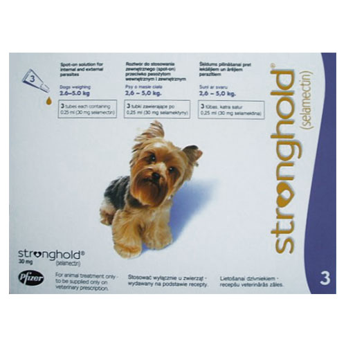 Stronghold Dogs 2.6-5.0 Kg 30 Mg (Violet) 6 Pipette