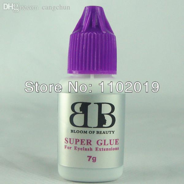 Wholesale-free shipping high quality Korea eyelash extensions glue makeup eyelash glue super glue 7g/bottle