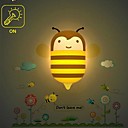 Petite bande dessinée d'abeille Nuit Controll LED Light plastique