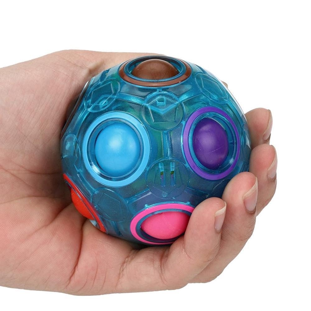 Creative Magic Rainbow Luminous Ball Stress Relief 3D Puzzle Toy