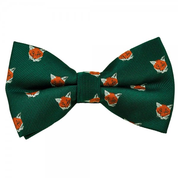 Green Fox Novelty Bow Tie
