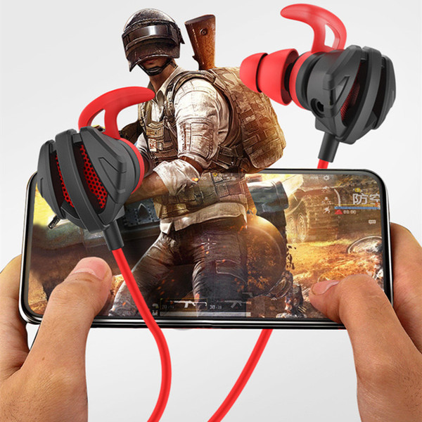 Gaming Headphones In-Ear Eating Chicken With Wheat Subwoofer Computer E-sports Headset Desktop Notebook Mobile Phone Universal