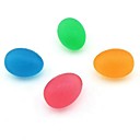 1Pcs Transparent Egg Shape Silicone Power Ball Decompression Toys(Random Color)