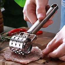 1Pcs Stainless Steel Useful Loose Meat Tenderizers Meat Hammer for Steak knock-sided for Steak Pork Pounders Kitchen Tools