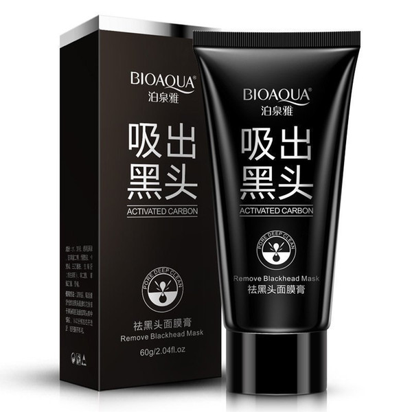 bioaqua facial blackhead remover deep cleaner mask nose mask suction anti acne treatments black head mask 60g
