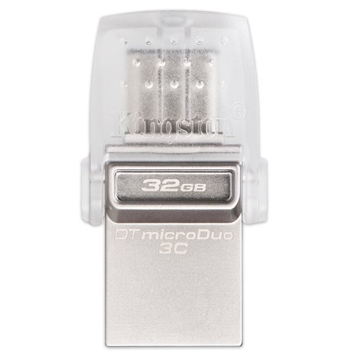 Kingston DataTraveler microDuo 3C 16GB USB3.1 Type-C OTG Dual Flash Drive Pen Drive Memory Stick for New MacBook 12