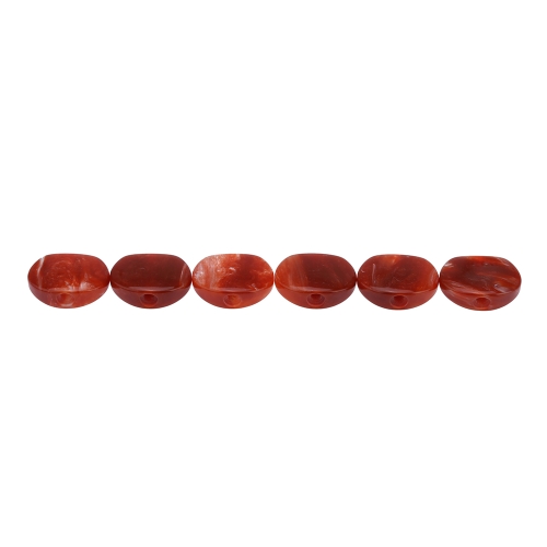 Oval Acrylic Pearliod Buttons Machine Tuner Knobs Guitar Parts for Guitar Tuning Pegs Dark Red (6pcs)