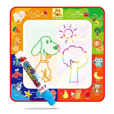 Children Early Education Baby Cartoon Water Painting Cloth Graffiti Blanket