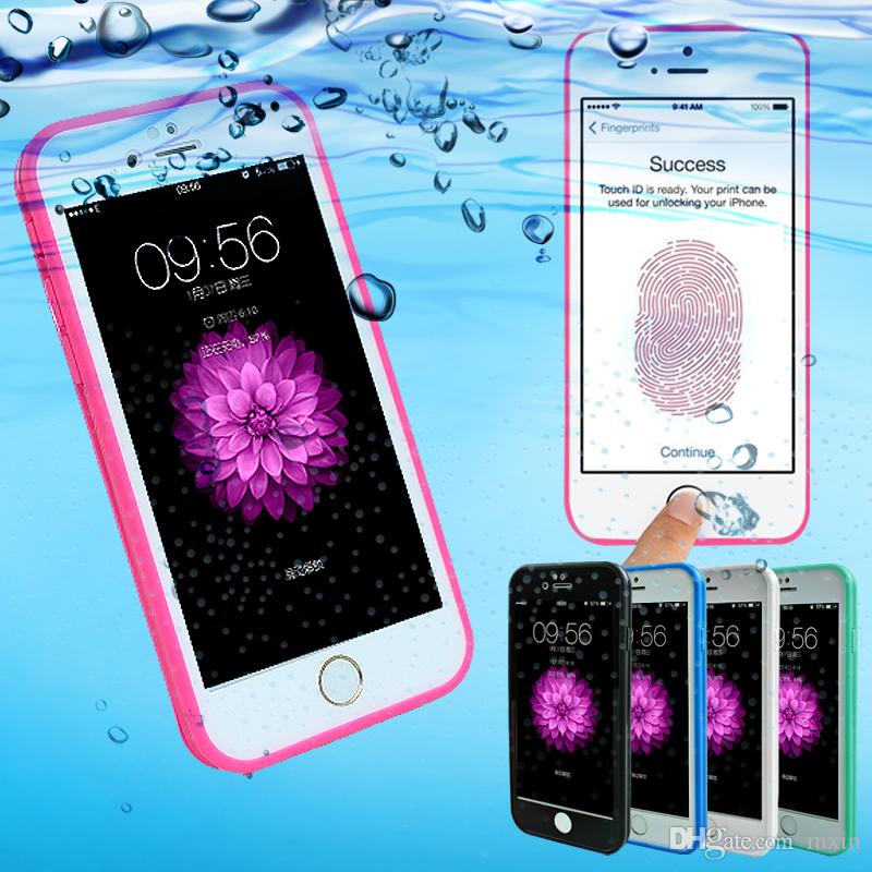 Sealed Waterproof Soft Flip TPU Dustproof Full Body Case Gel Front & Back Case For iPhone 5 5S 6 6S 7 8 X XS Max XR Samsung S6 Edge S9