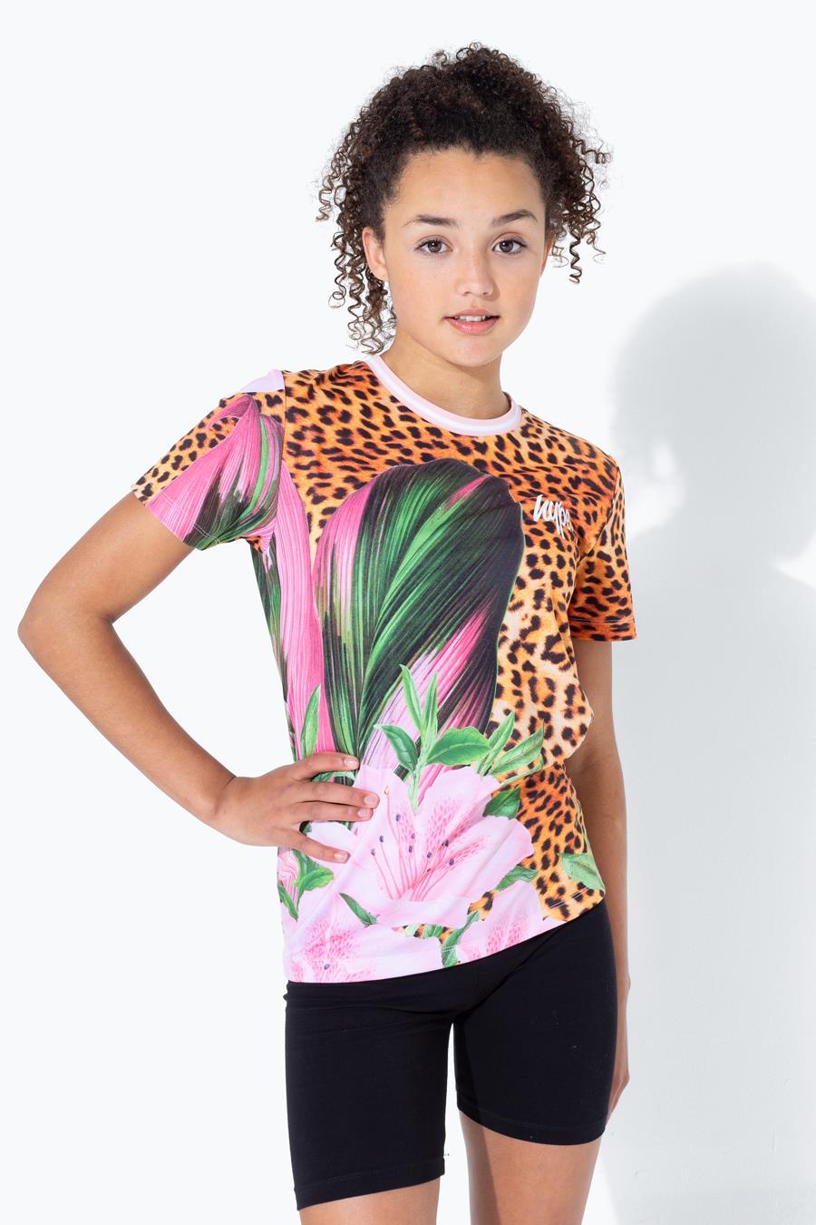 Hype Leopard Spot Kids Multi T-Shirt | Size 3-4