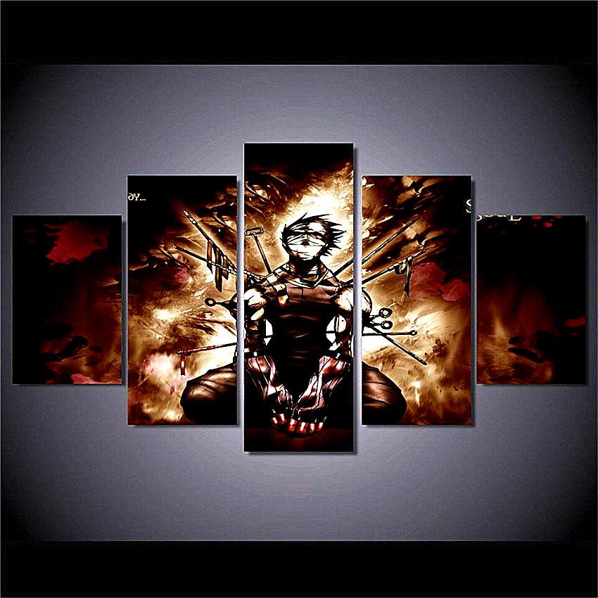 Naruto Uzumaki 11,5 Pieces The Latest Most Popular High-definition Canvas Printed Home Decorative Art/ Unframed / Framed