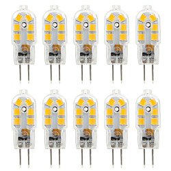 10 Stück 2.5 W LED Doppel-Pin Leuchten 250 lm G4 T 14 LED-Perlen SMD 2835 Dekorativ Warmes Weiß Kühles Weiß Natürliches Weiß 220 V 12 V / RoHs Lightinthebox