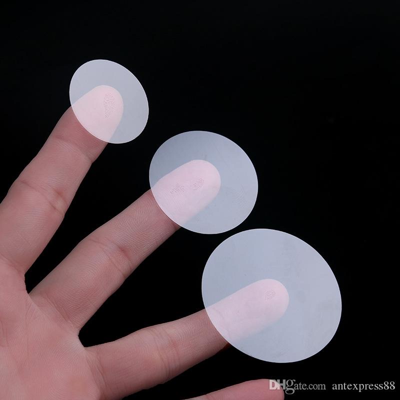 3000Pcs/ Lot 3cm Blank Stickers Labels Plastic PVC Clear Self Adhesive Water Proof Round Poly Sticker Sealing Labels For Event