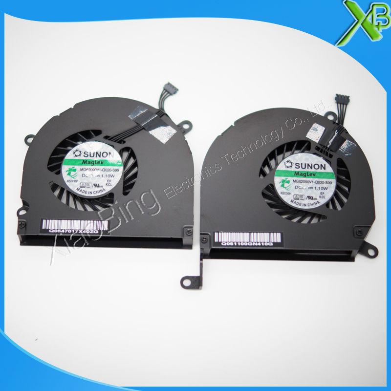 Wholesale-Brand New Left & Right laptop CPU cooler Fan for Macbook pro 15.4" A1286 MG62090V1-Q030-S99 MG62090V1-Q020-S99