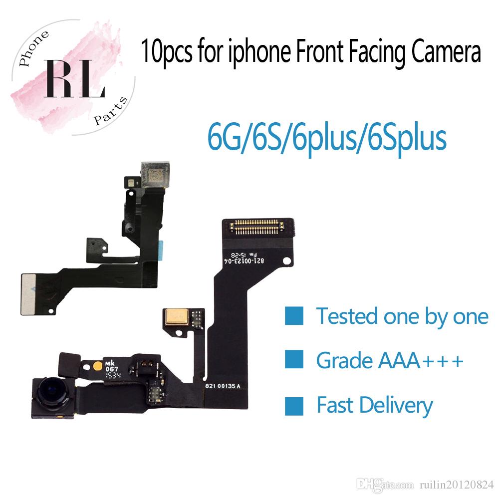 10pcs/lot (test one by one) For iPhone 6G 6 plus 6S 6s plus Light Proximity Sensor Flex Cable Ribbon + Front Facing Camera