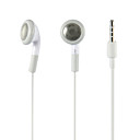 Estéreo de moda en la oreja los auriculares con el Mic y el telecontrol para iPhone