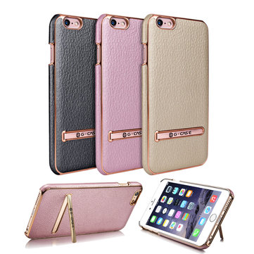 G-CASE Premium PU Leather Stand Shell Cover Case For iPhone 6 Plus 6s Plus 5.5 Inch