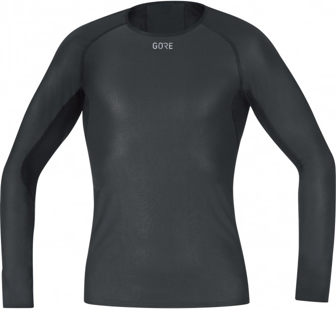 Gore Wear Multisport M Gore Windstopper Base Layer Long Sleeve Shirt Men - Winddichte UnterwÃ¤sche - schwarz - Gr.L