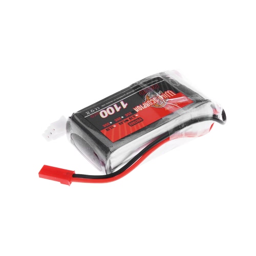 Wild Scorpion 7.4V 1100mAh 25C MAX 35C 2S JST Plug Li-po Battery for RC Car Airplane Blade CX Helicopter Part