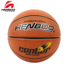 HENBOO Basketball High Quality Official Size 7 TPU Leather+Butyl Liner Outdoor Indoor Sport Inflatable 8107