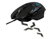 Logitech Gaming Mouse G502 (Hero) - Maus - optisch - 11 Tasten - kabellos, kabelgebunden - LIGHTSPEE