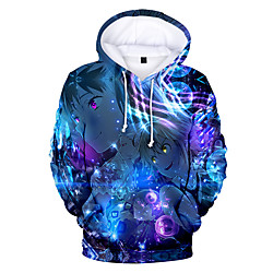 Inspired by The Seven Deadly Sins Cosplay Anime Cartoon 100% Polyester 3D Harajuku Graphic Kawaii Hoodie For Women's / Men's miniinthebox