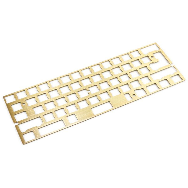 Mechanical Keyboard Cnc 60 Brass Positioning Plate Support ISO ANSI for GH60 Pcb 60% Keyboard DIY