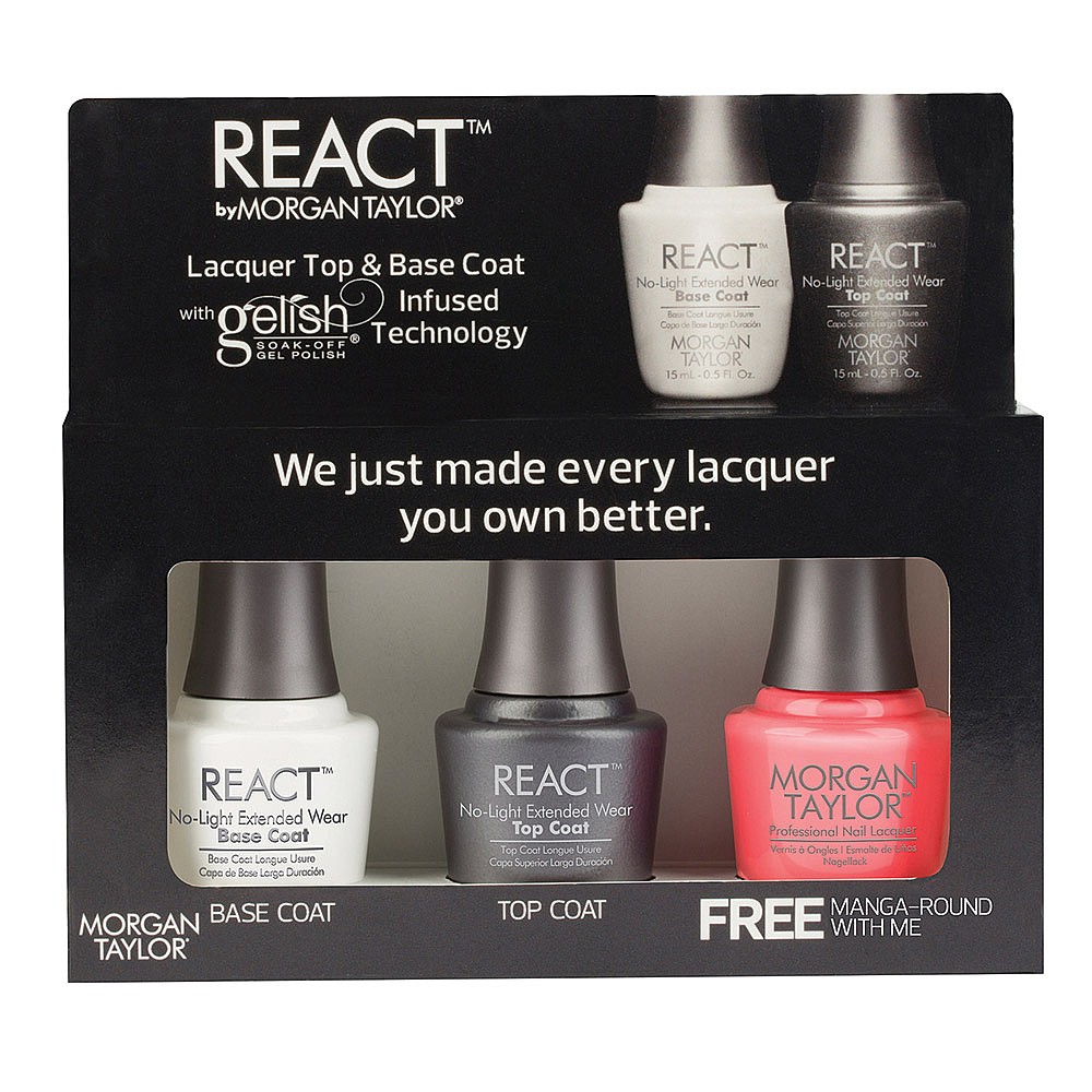 morgan taylor react extended wear trio - manga-round with me 3 x 15m