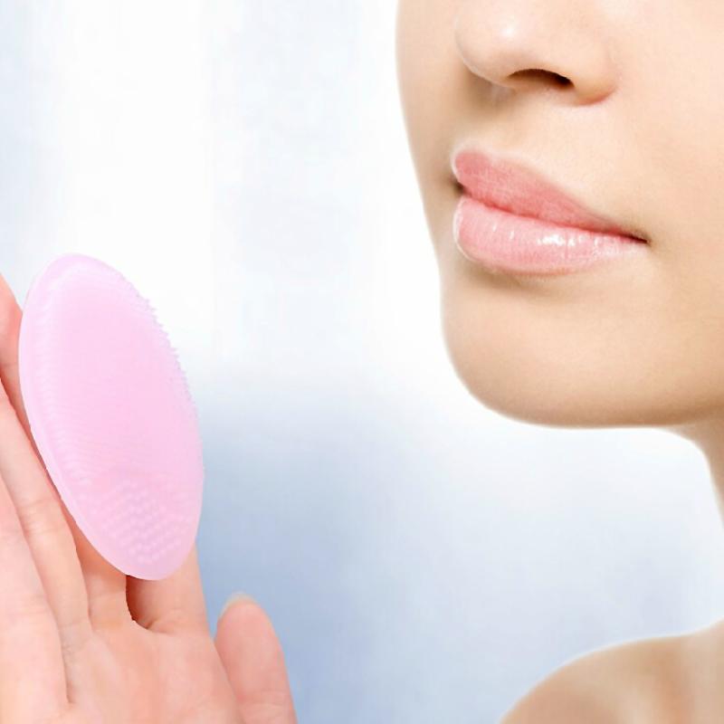 Wholesale-Facial Cleansing Brush Face Washing Exfoliating Blackhead Remover Soft Silicone Pad Brush Skin SPA Scrub Cleanser Remover Tool