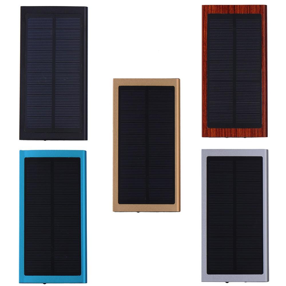 Ultra Thin solar power bank Real 10000mah Matte Polymer Super Slim Portable solar Charger External Battery For Mobile Phone