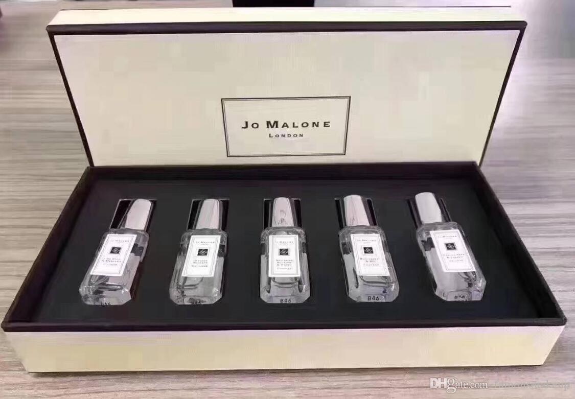 Top Quality !Jo Malone London 5 smell type perfume 9ml*5 top quality free shipping