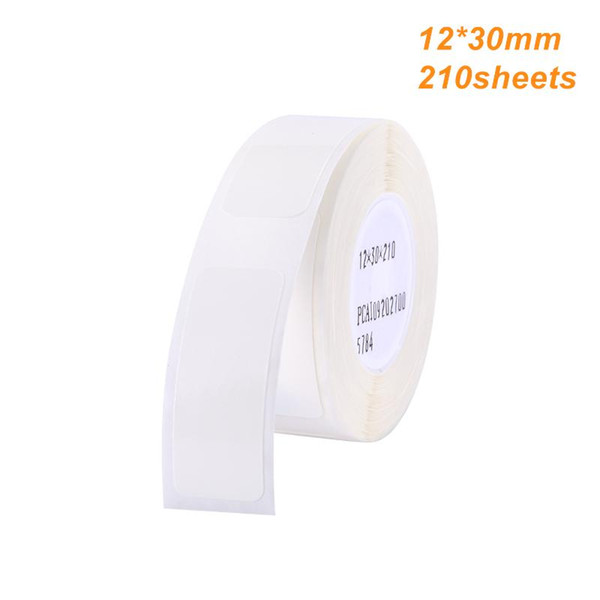 50 rolls thermal printing label paper barcode price size name blank labels waterproof tear resistant 12*30mm 210pcs/roll