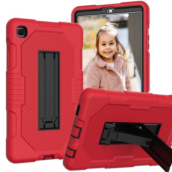 For Samsung Galaxy Tab A7 Lite T220 T225(2021) 3 Layer Protection With Kickstand Functions Shockproof Tablet Case Cover