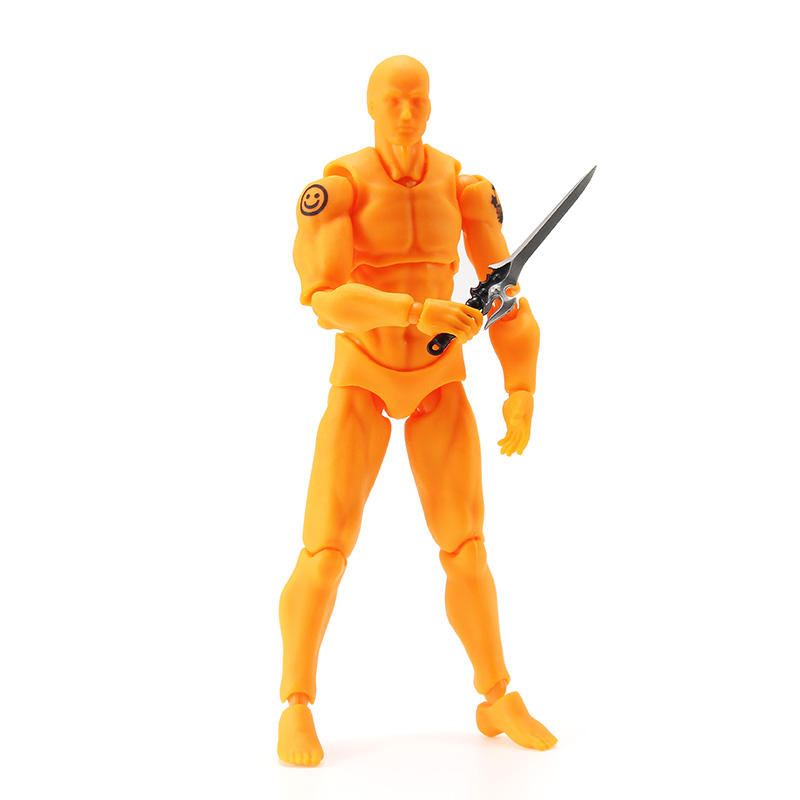 Figma 2.0 Deluxe Edition Orange Male Style PVC Action Figure Toys Collectible Model Dolls Toy