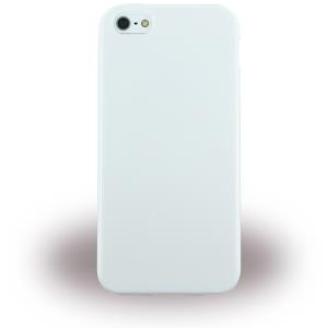 TPU Cover/Case/Schutzhülle Solid - Apple iPhone SE,5s,5 - Weiß