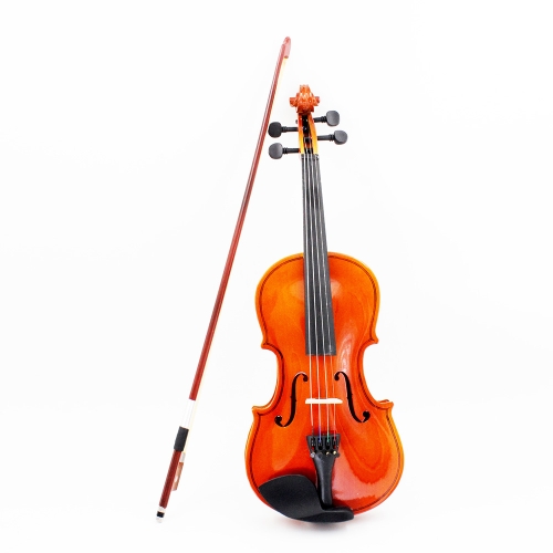 1/4 Violin Fiddle Basswood Steel String Arbor Bow Stringed Instrument Musical Toy for Kids Beginners
