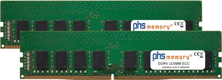 PHS-memory 32GB (2x16GB) Kit RAM Speicher für QNAP TS-2483XU-RP DDR4 UDIMM ECC 2400MHz (SP285457)