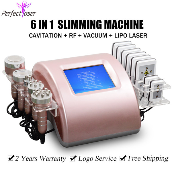 Professional ultrasonic cavitation fat reduction slimming machine radio frequency face body lift lipo laser weight loss vacuum massage