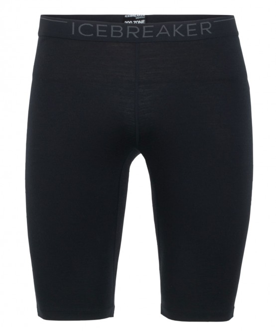 Icebreaker 200 Zone Shorts Men - Warme SportwÃ¤sche aus Merinowolle - black - Gr.L