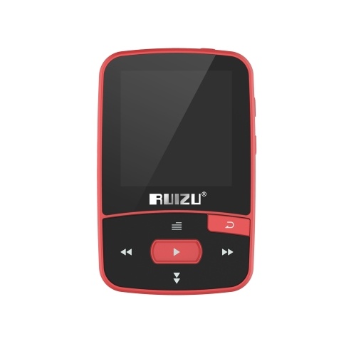 RUIZU X50 8GB 1.5in Reproductor de MP3 MP4 HiFi Sin pérdida Calidad de sonido Bluetooth Podómetro Tarjeta TF Radio FM Grabación Libro electrónico Calendario
