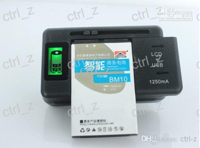 High quality universal mobile phone battery charger with LCD high output 1250mA US plug for iphone samsung with retail box