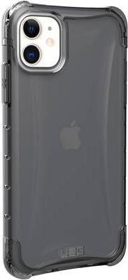 UAG Rugged Case for iPhone 11 [6.1  screen] - Plyo Ash - Hintere Abdeckung für Mobiltelefon - widerstandsfähig - composite - Ash - für Apple iPhone 11