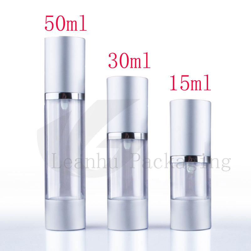 15ml 30ml 50g empty sample airless pump cosmetic aluminum container small lotion pump vacuum eye cream gel airless bottles pump