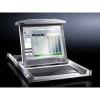 Rittal Monitor Tastatur-Einheit 1HE RAL7035 englisch (9055312)