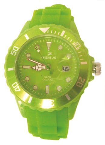 Pegasus Colour Watch Armbanduhr, grün/36 mm