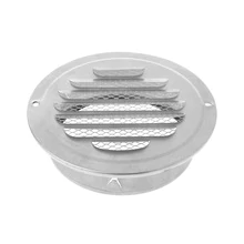 Stainless Steel Exterior Wall Air Vent Grille Round Ducting Ventilation Grilles 70mm, 80mm, 100mm, 120mm, 150mm, 160mm, 180mm